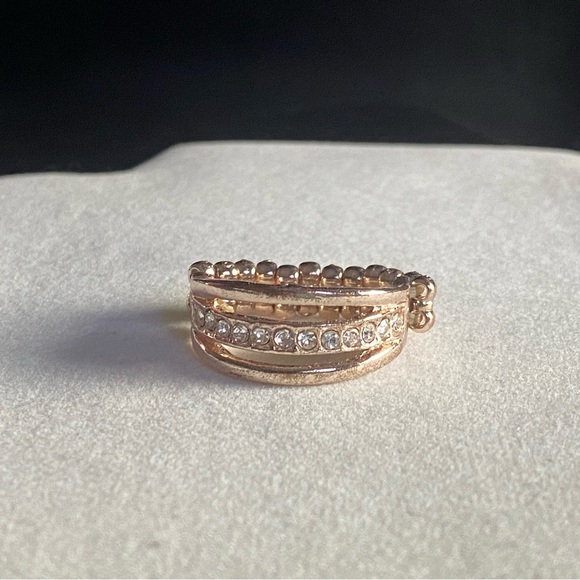 Paparazzi Rose Gold Stretch Band Ring - Picture 1 of 2